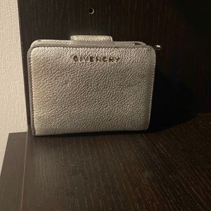Authentic Givenchy Silver Wallet